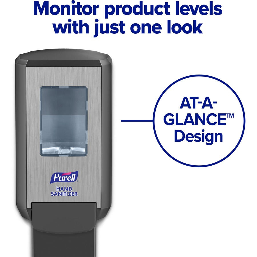 PURELL VF PLUS Hand Sanitizer Gel Refill - Clean Scent - 40.6 fl oz (1200 mL) - Kill Germs, Bacteria Remover - Hand, Restaurant, Cruise Ship - Quick Drying, Fragrance-free, Dye-free, Hygienic - 4 / Carton