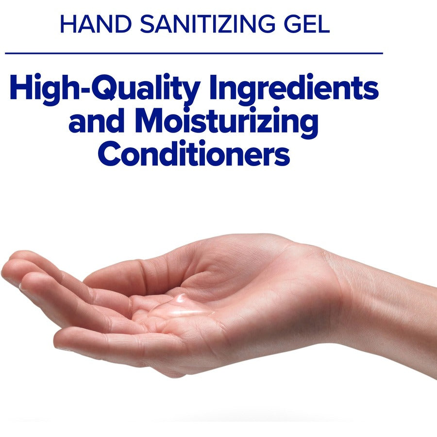 PURELL VF PLUS Hand Sanitizer Gel Refill - Clean Scent - 40.6 fl oz (1200 mL) - Kill Germs, Bacteria Remover - Hand, Restaurant, Cruise Ship - Quick Drying, Fragrance-free, Dye-free, Hygienic - 4 / Carton