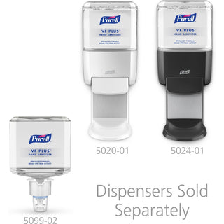 PURELL VF PLUS Hand Sanitizer Gel Refill - 40.6 fl oz (1200 mL) - Pump Dispenser - Kill Germs, Bacteria Remover - Restaurant, Cruise Ship, Hand - Quick Drying, Fragrance-free, Hygienic, Dye-free - 2 / Carton