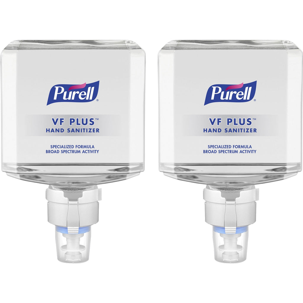 PURELL VF PLUS Hand Sanitizer Gel Refill - 40.6 fl oz (1200 mL) - Pump Dispenser - Kill Germs, Bacteria Remover - Restaurant, Cruise Ship, Hand - Quick Drying, Fragrance-free, Hygienic, Dye-free - 2 / Carton