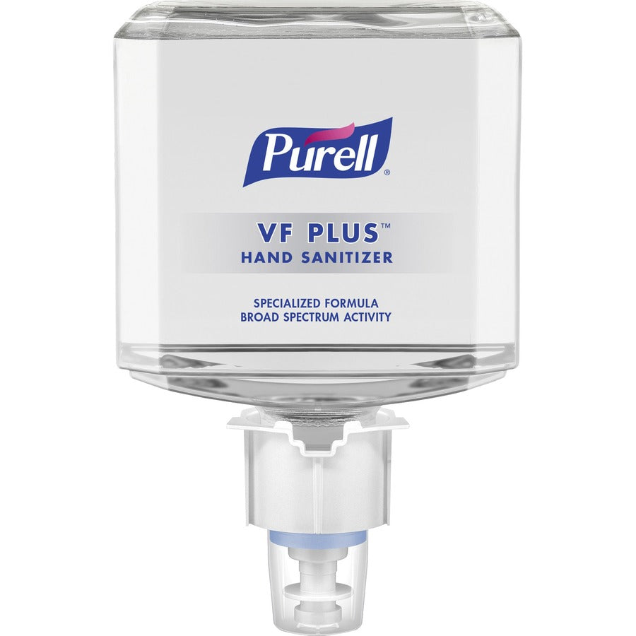 PURELL VF PLUS Hand Sanitizer Gel Refill - 40.6 fl oz (1200 mL) - Pump Dispenser - Kill Germs, Bacteria Remover - Restaurant, Cruise Ship, Hand - Quick Drying, Fragrance-free, Hygienic, Dye-free - 2 / Carton