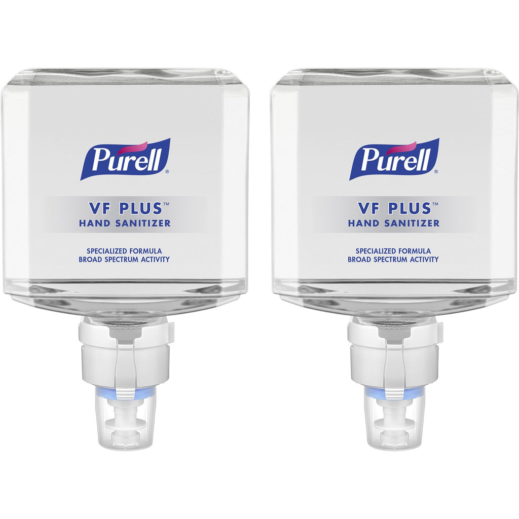 PURELL VF PLUS Hand Sanitizer Gel Refill - 40.6 fl oz (1200 mL) - Kill Germs, Bacteria Remover - Restaurant, Cruise Ship, Hand - Quick Drying, Fragrance-free, Dye-free, Hygienic - 2 / Carton