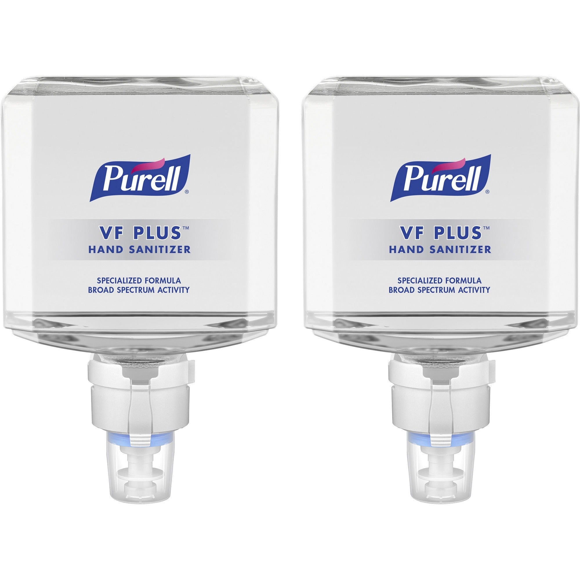 PURELL VF PLUS Hand Sanitizer Gel Refill - 40.6 fl oz (1200 mL) - Kill Germs, Bacteria Remover - Restaurant, Cruise Ship, Hand - Quick Drying, Fragrance-free, Dye-free, Hygienic - 2 / Carton