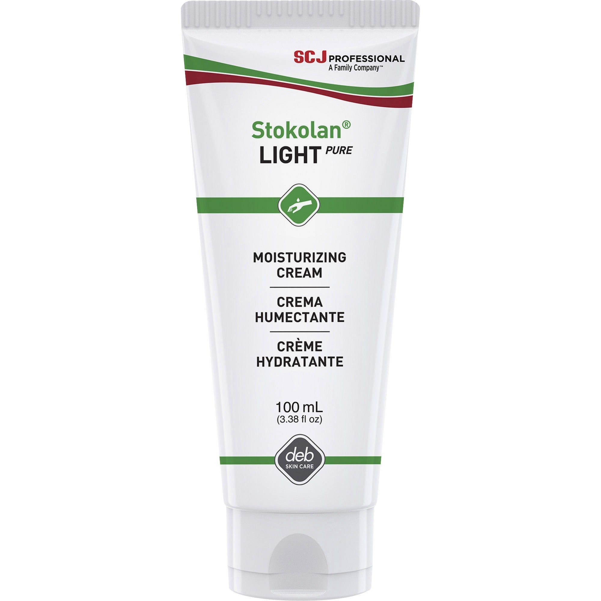 SC Johnson Stokolan Skin Conditioning Cream - Cream - 3.38 fl oz - Tube - For Dry, Sensitive Skin - Healthcare Working, Hospitality, Industrial, Office & Commercial Facilities - Non-greasy, Dye-free, Silicon-free, Fragrance-free, Moisturising, Hypoal