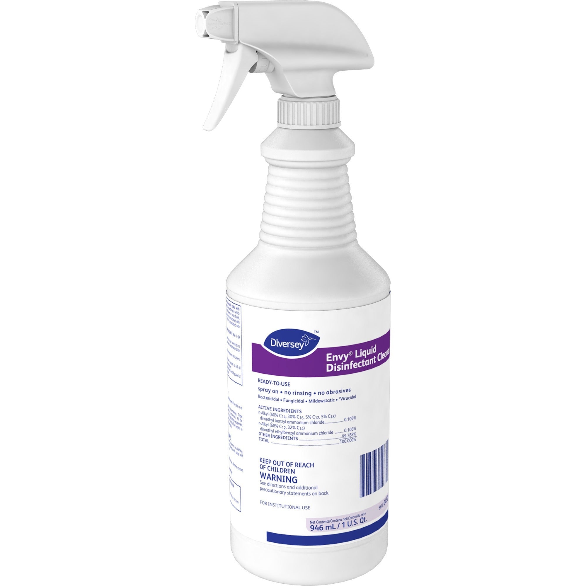 diversey-envy-liquid-disinfectant-cleaner-ready-to-use-32-fl-oz-1-quart-lavender-ammonia-scent-1-each-color-free-disinfectant-virucidal-bactericide-fungicide-mildewstatic-rinse-free-non-abrasive-deodorize-clear_dvo04528 - 3