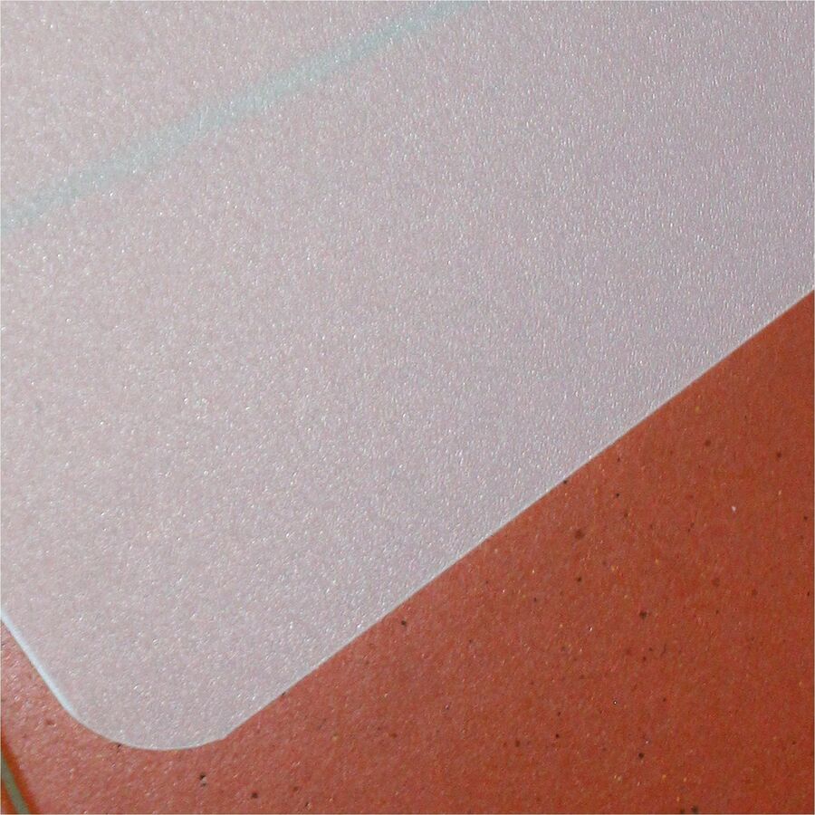 Cleartex Polypropylene Rectangular Anti-Slip Foldable Chair Mat for Hard Floors - 46" x 57" - Translucent Rectangular Polypropylene Anti-Slip Chair Mat For Hard Floors - 57" L x 46" W x 0.07" D
