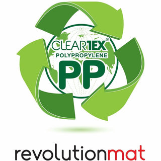 Cleartex Polypropylene Rectangular Foldable Chair Mat for Carpets - 45" x 53" - Translucent Rectangular Polypropylene Chair Mat For Carpets - 53" L x 45" W x 0.1" D