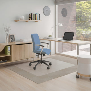 deflecto-supermat+-chairmat-home-office-commercial-60-length-x-46-width-x-0500-thickness-rectangular-polyvinyl-chloride-pvc-clear-1-carton_defcm14442facom - 2