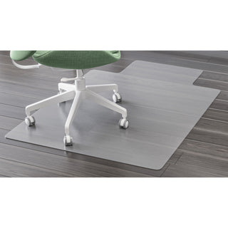 EconoMat Antimicrobial Chair Mat, Lipped, 36 x 48, Clear, Ships in 4-6 Business Days