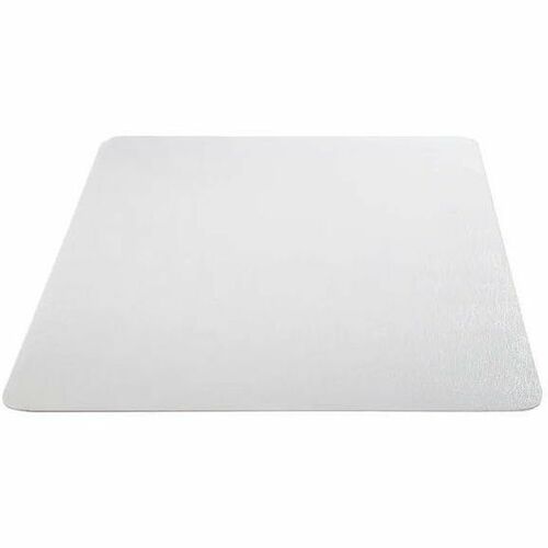 Deflecto EconoMat PLUS Antimicrobial Hard Floor Chair Mat - Hard Floor, Hardwood Floor, Tile Floor, Laminate Floor, Linoleum Floor, Concrete - 53" Length x 45" Width - Rectangular - Vinyl - Clear - 1 / Carton