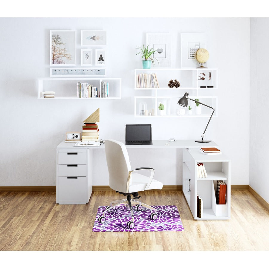 deflecto-fashionmat-purple-rain-chair-mat-home-office-classroom-hard-floor-pile-carpet-dorm-room-40-length-x-35-width-x-0050-thickness-rectangular-purple-rain-vinyl-multicolor-1-carton_defcm3540pr - 4