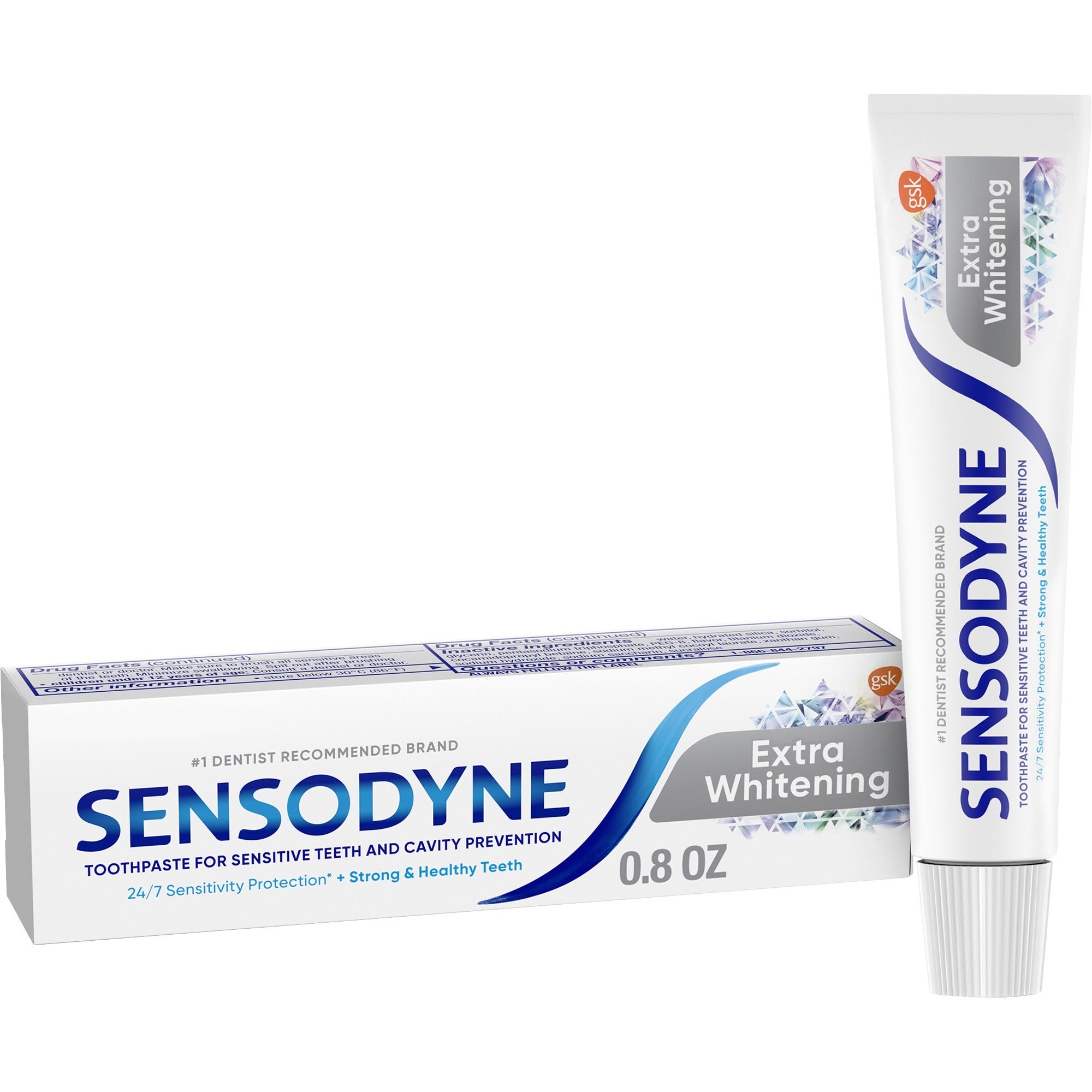 Sensodyne Extra Whitening Toothpaste - 36 / Carton - White - 1