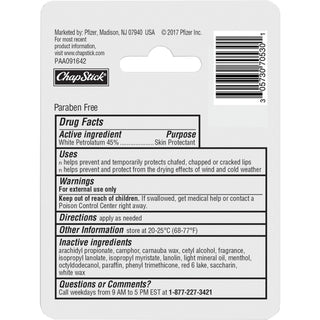 ChapStick Classic Cherry Lip Balm - 0.15 oz (4.3 g) - Cherry - Applicable on Lip - Skin - Portable - 1 Each - 2