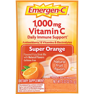 Emergen-C Super Orange Vitamin C Drink Mix - For Immune Support - Super Orange - 1 Each - 30 Per Box