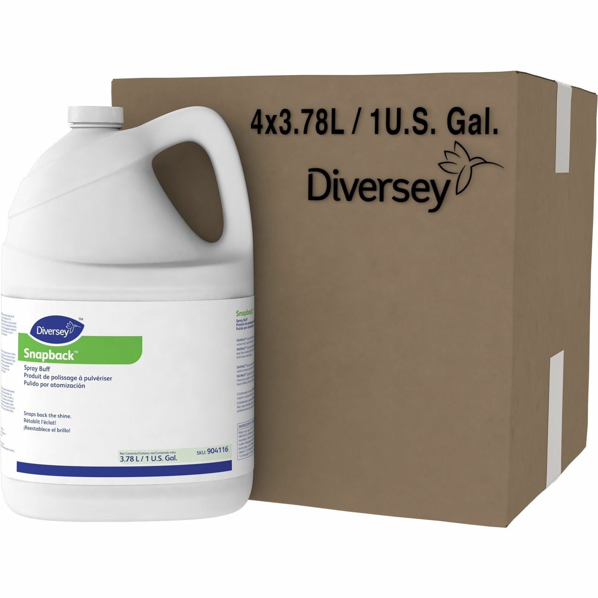 diversey-snapbacktm-spray-buff-ready-to-use-128-fl-oz-4-quart-mild-pleasant-characteristic-scent-4-container-straw_dvo904116 - 1