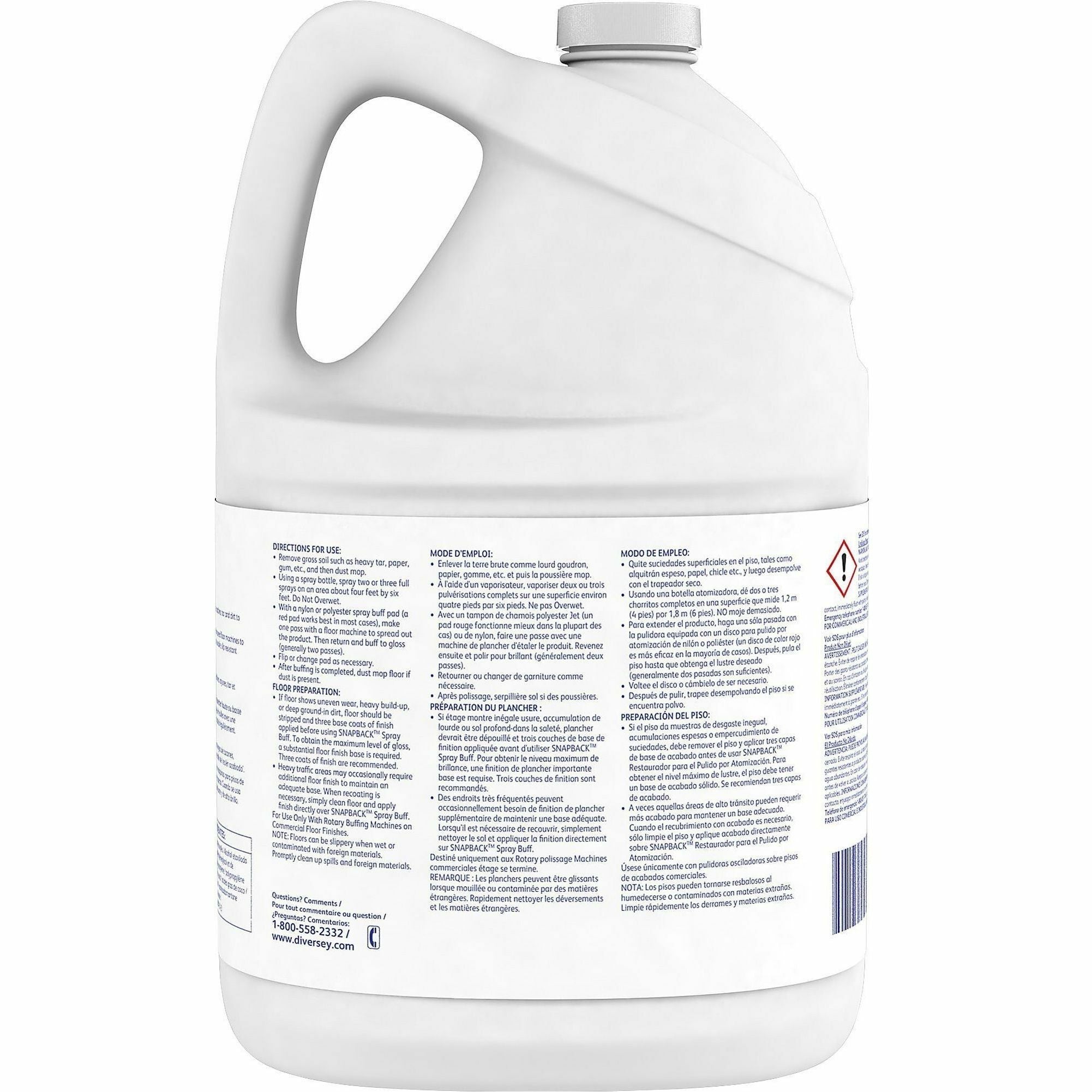 diversey-snapbacktm-spray-buff-ready-to-use-128-fl-oz-4-quart-mild-pleasant-characteristic-scent-4-container-straw_dvo904116 - 4
