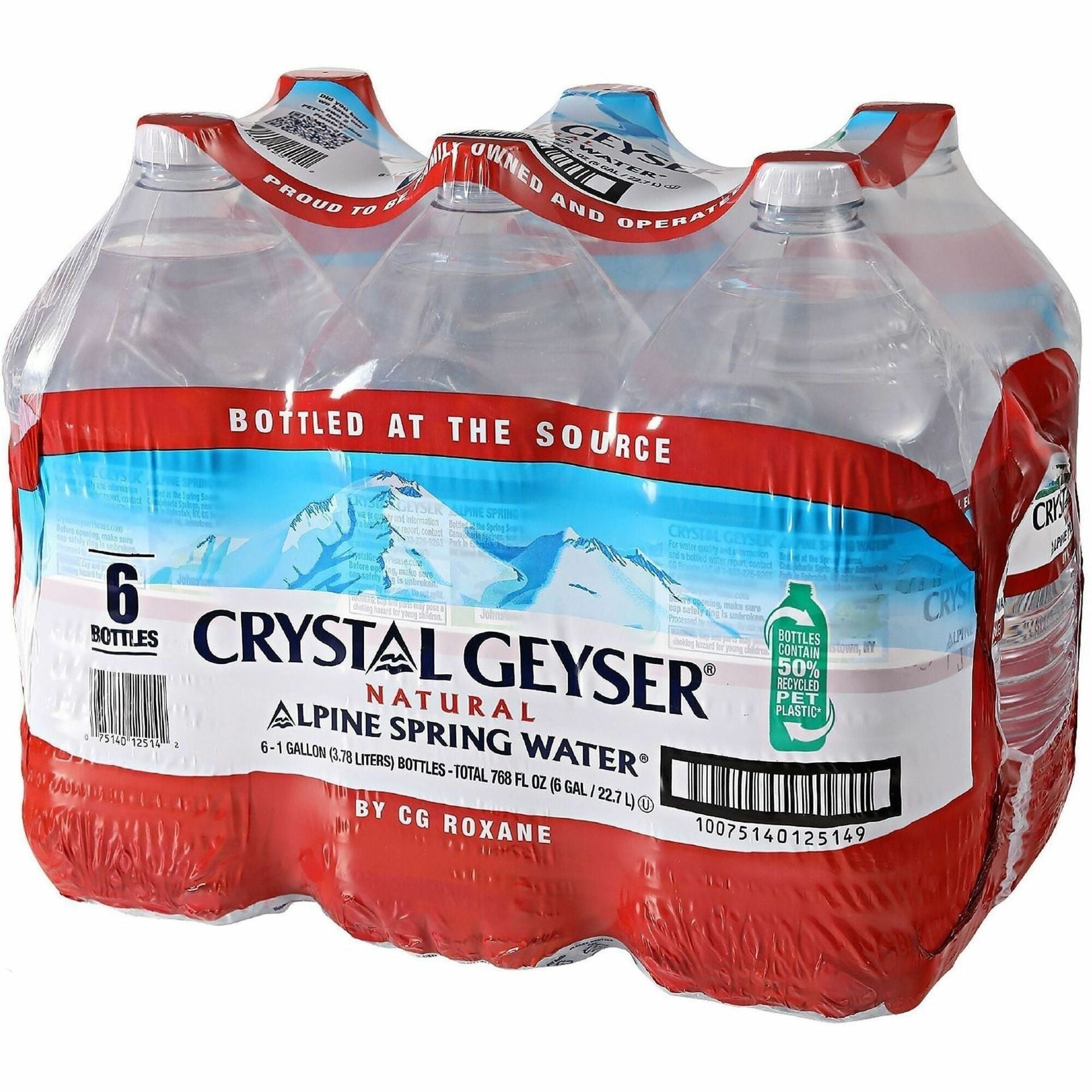 Alpine Spring Water, 1 Gal Bottle, 6/Carton