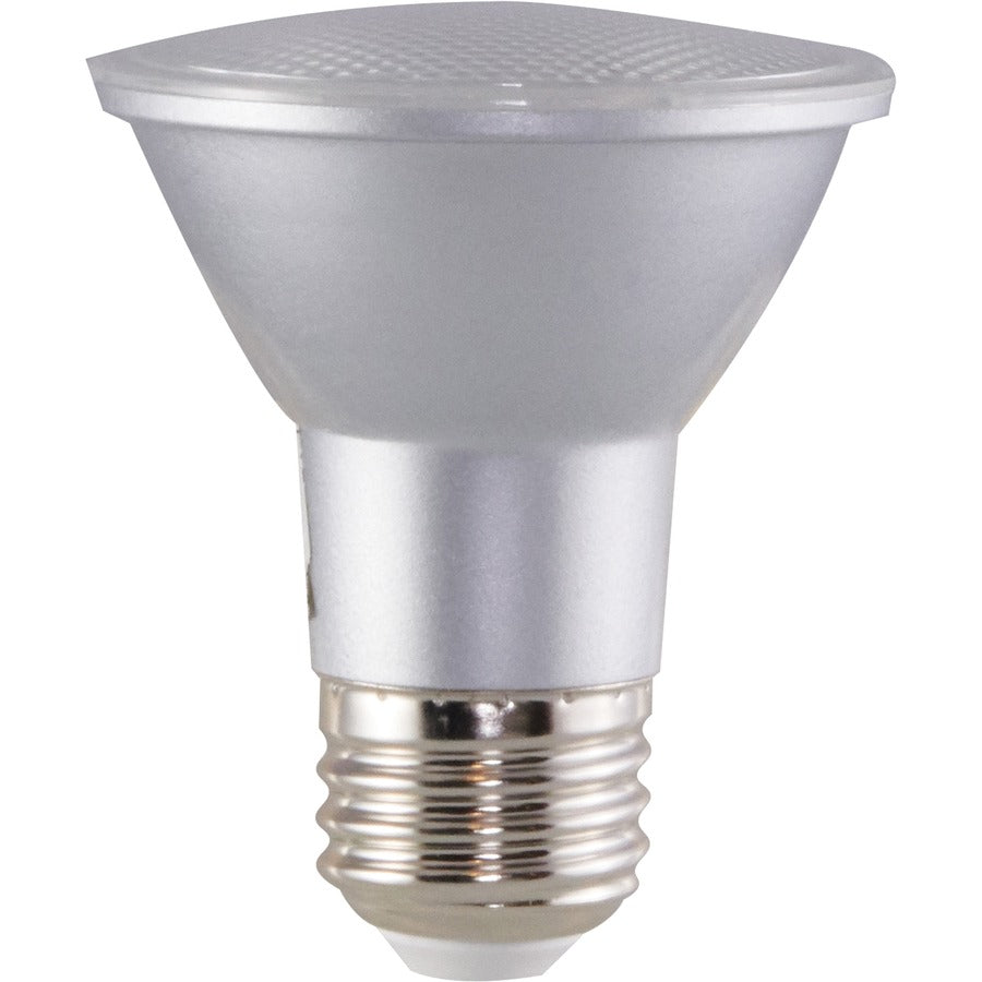 Satco 6.5W PAR 20 LED Bulb - 6.50 W - 50 W Incandescent Equivalent Wattage - 120 V AC - 520 lm - Parabolic Reflector - PAR20 Size - Clear - Warm White Light Color - E26 Base - 25000 Hour - 4940.3degF (2726.8degC) Color Temperature - 90 CRI - 40&d