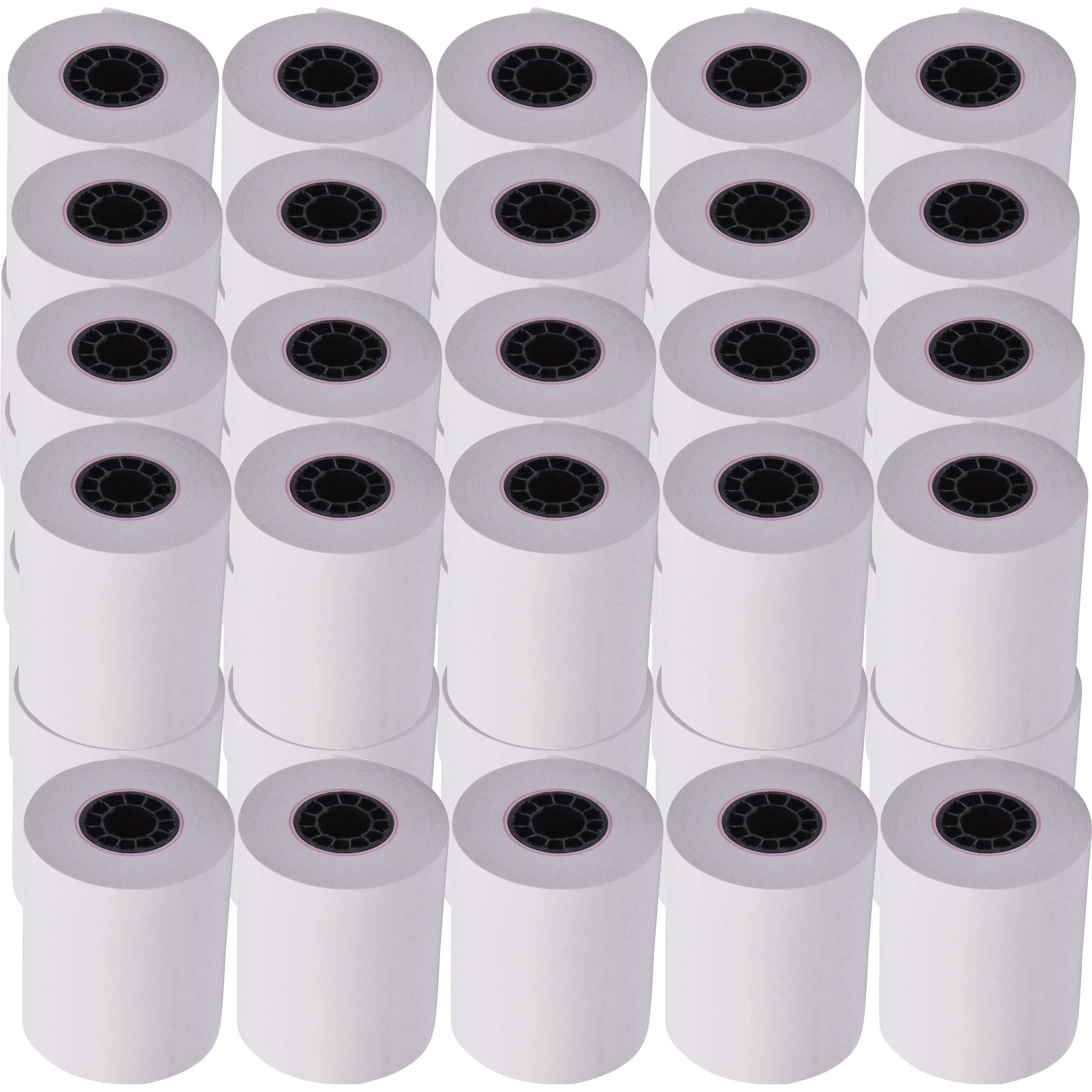 Direct Thermal Printing Thermal Paper Rolls, 2.25" x 55 ft, White, 50/Carton