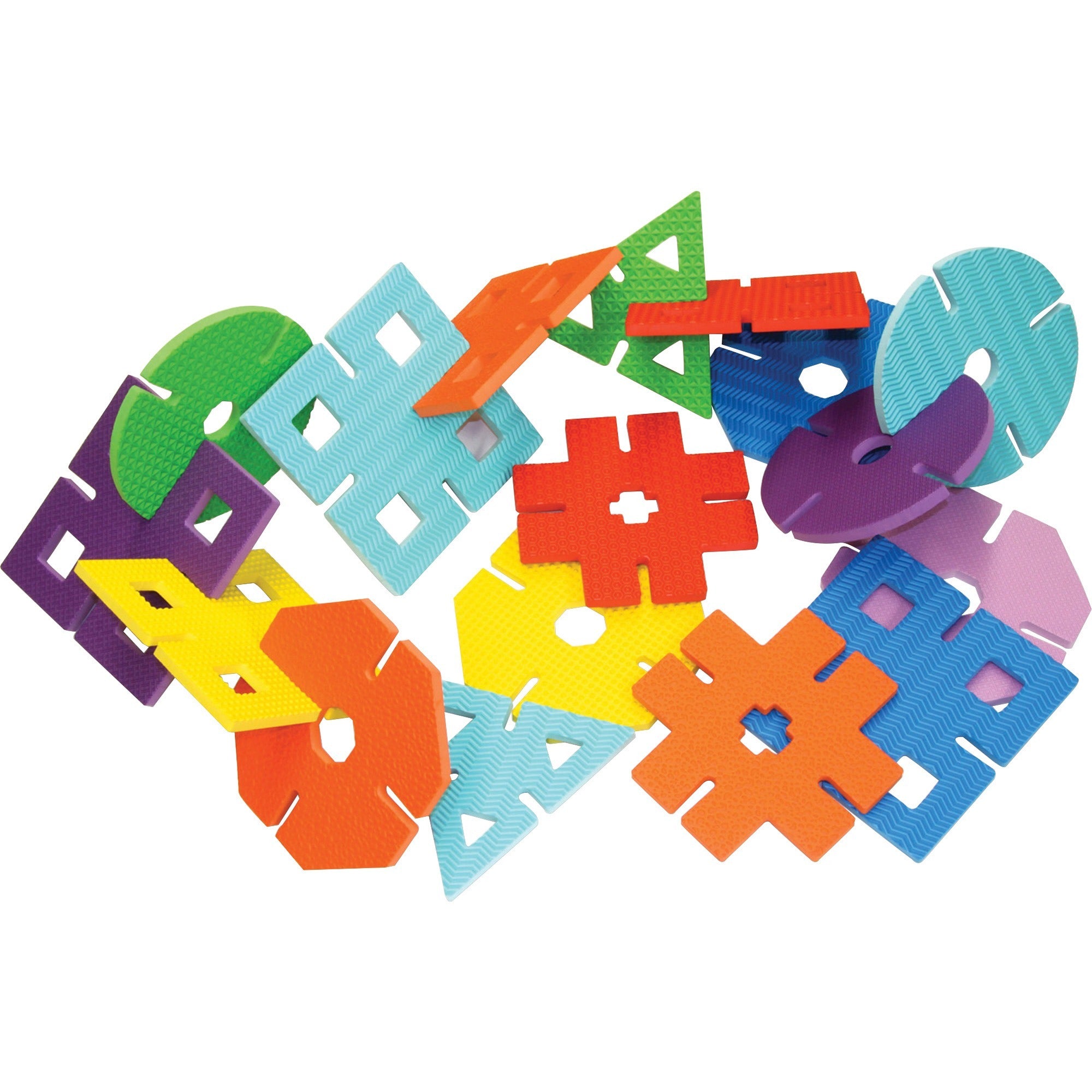 creativity-street-wonderfoam-giant-design-shapes-learning-theme-subject-40-x-shape-shape-4-height-x-7-width-assorted-foam-6-carton_pac4464ct - 1