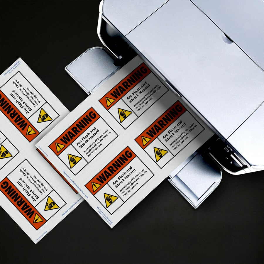 Avery Reflective Sign Labels - 3 1/2" Width x 5" Length - Permanent Adhesive - Rectangle - Laser - Silver - Film - 4 / Sheet - 10 Total Sheets - 40 Total Label(s) - 40 Label - Water Resistant
