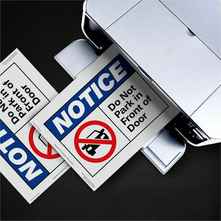 Avery Reflective Sign Labels - 7" Width x 10" Length - Permanent Adhesive - Rectangle - Laser - Silver - Film - 1 / Sheet - 10 Total Sheets - 10 Total Label(s) - 10 Label - Water Resistant