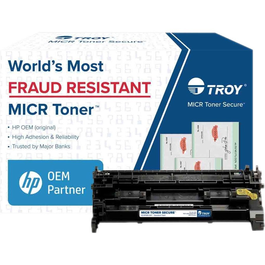 02CF258A001 258A MICR Toner Secure, Alternative for HP CF258A, Black