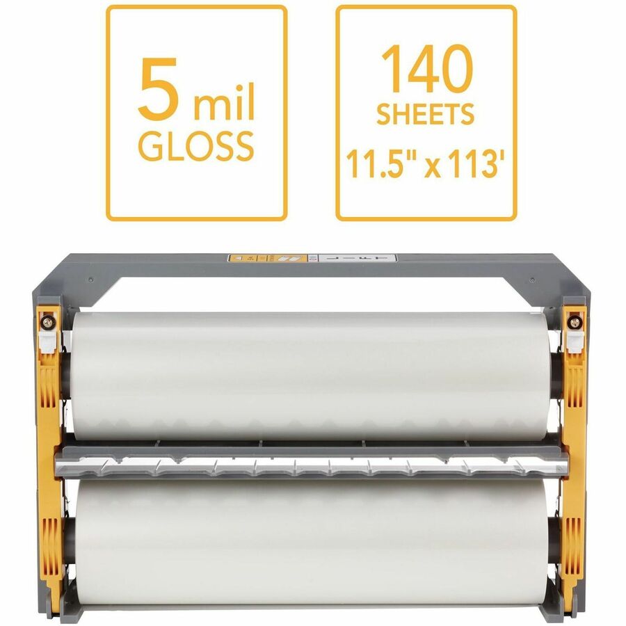 Foton 30 Reloadable Cartridge Laminating Film, 5 mil, 11.5" x 113 ft, Gloss Clear