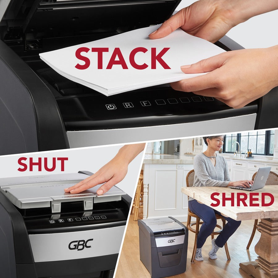 AutoFeed+ 60X Super Cross-Cut Home Shredder, 60 Auto/6 Manual Sheet Capacity
