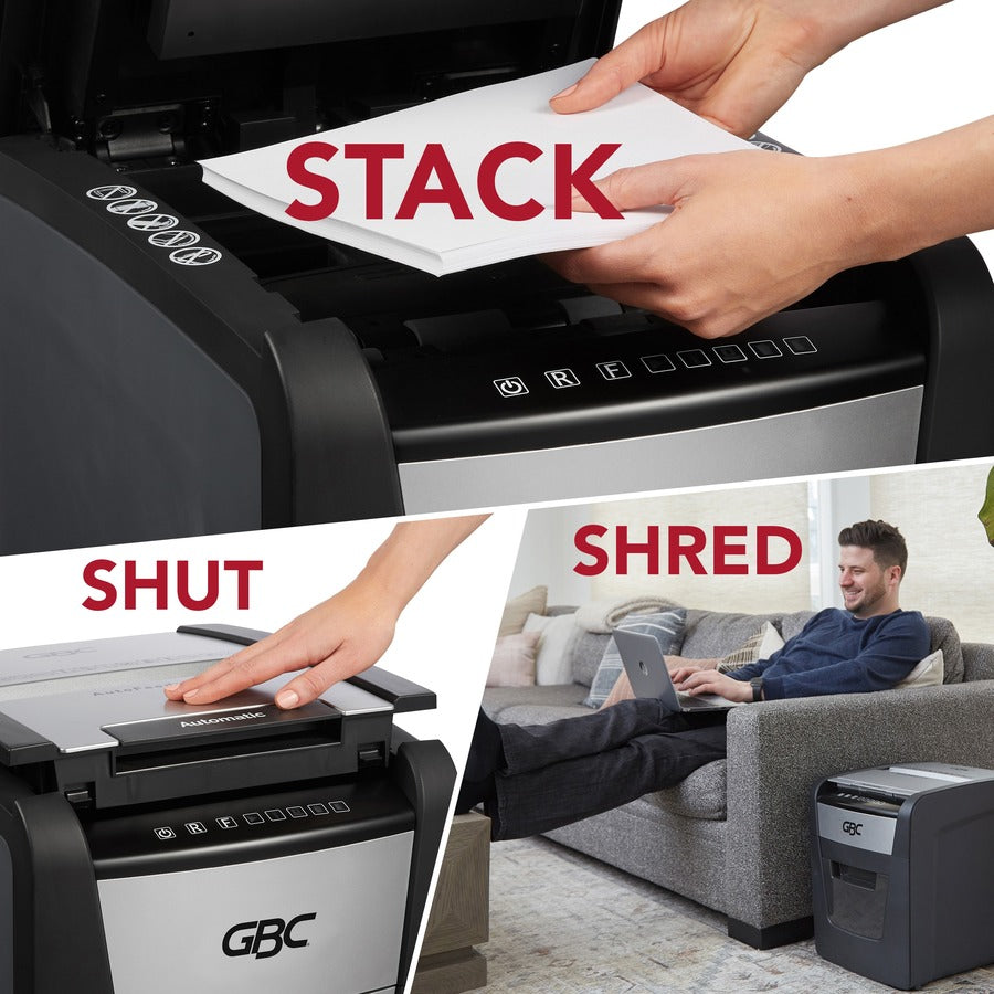 gbc-autofeed+-home-office-shredder-100m-micro-cut-100-sheets-continuous-shredder-micro-cut-6-per-pass-for-shredding-credit-card-paper-clip-staples-paper-p-5-20-minute-run-time-9-gal-wastebin-capacity-black_gbcwsm1757603 - 8