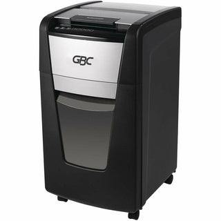 GBC AutoFeed+ Small Office Shredder, 230X, Super Cross-Cut, 230 Sheets - Continuous Shredder - Super Cross Cut - 10 Per Pass - for shredding Credit Card, Paper Clip, Staples, Paper - P-4 - 30 Minute Run Time - 16 gal Wastebin Capacity - Black