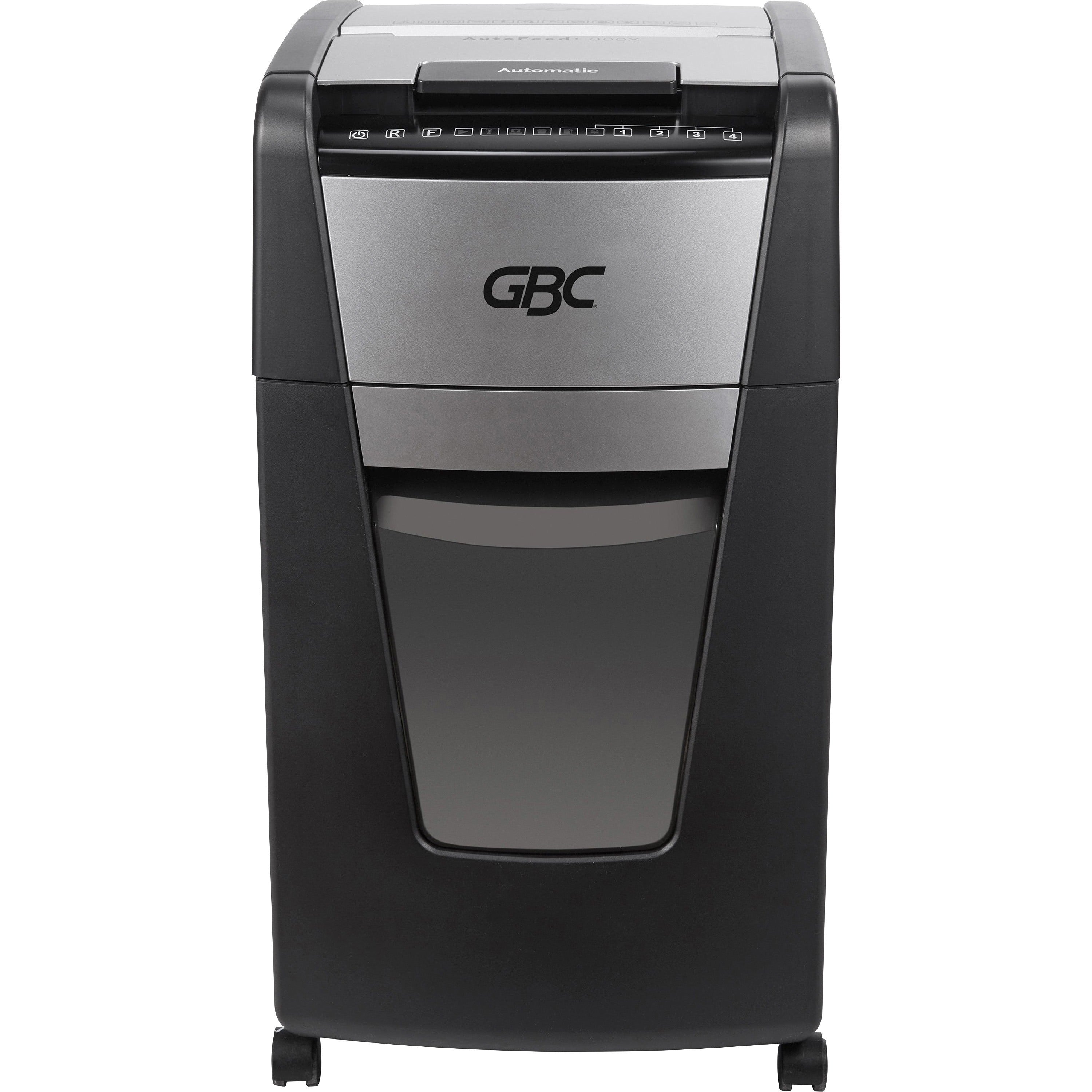 AutoFeed+ 300X Super Cross-Cut Office Shredder, 300 Auto/10 Manual Sheet Capacity