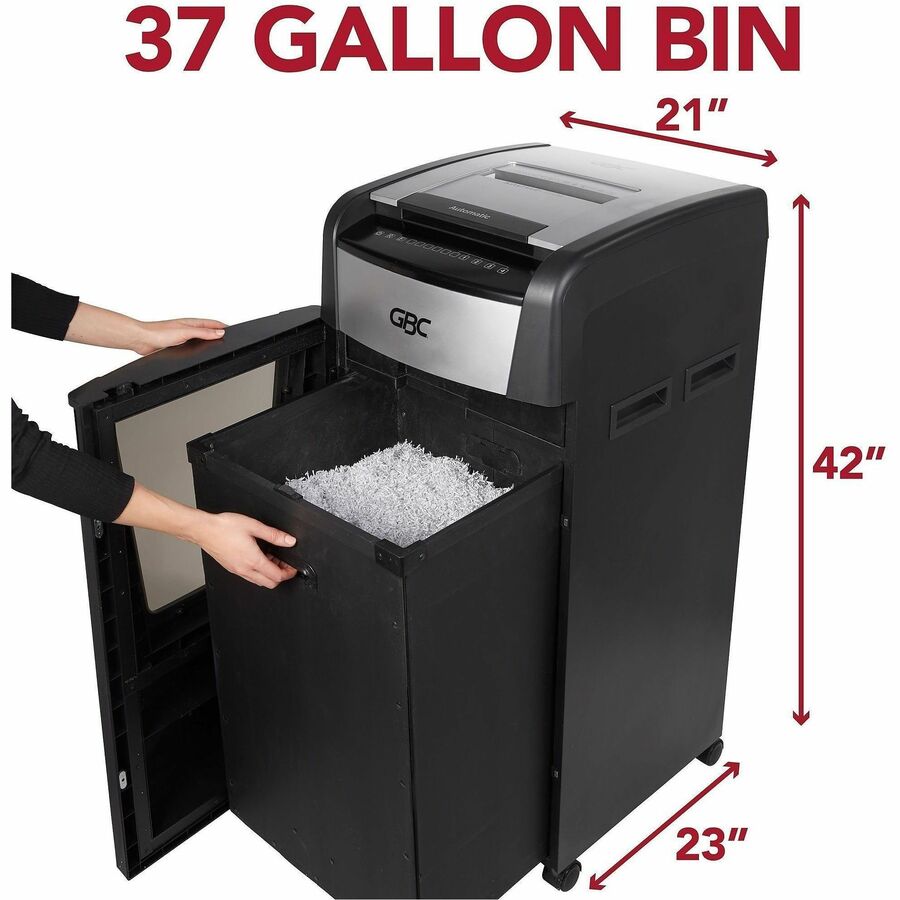 AutoFeed+ 750M Micro-Cut Large Office Shredder, 750 Auto/15 Manual Sheet Capacity