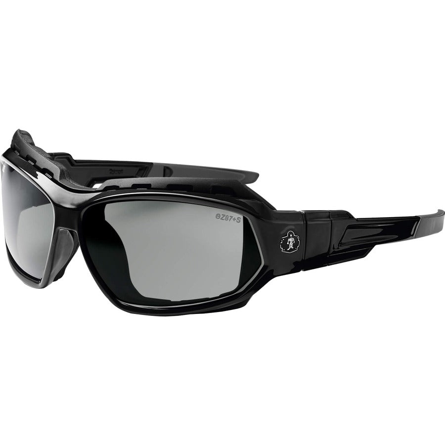 Skullerz Loki Safety Glasses/Goggles, Black Frame/Smoke Lens, Nylon/Polycarb - 3