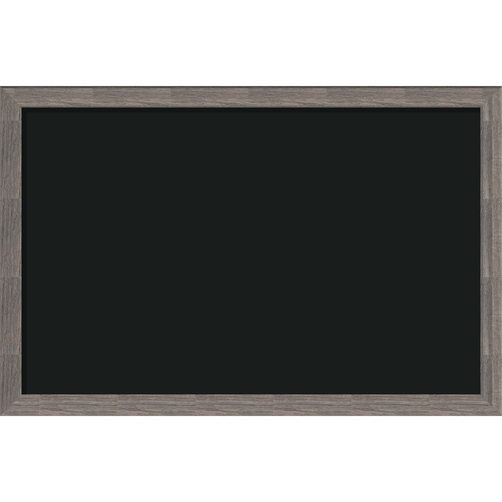 U Brands Decor Magnetic Chalkboard - 23" Width x 35" Height - Rustic Wood Frame - Horizontal/Vertical - 1 Each