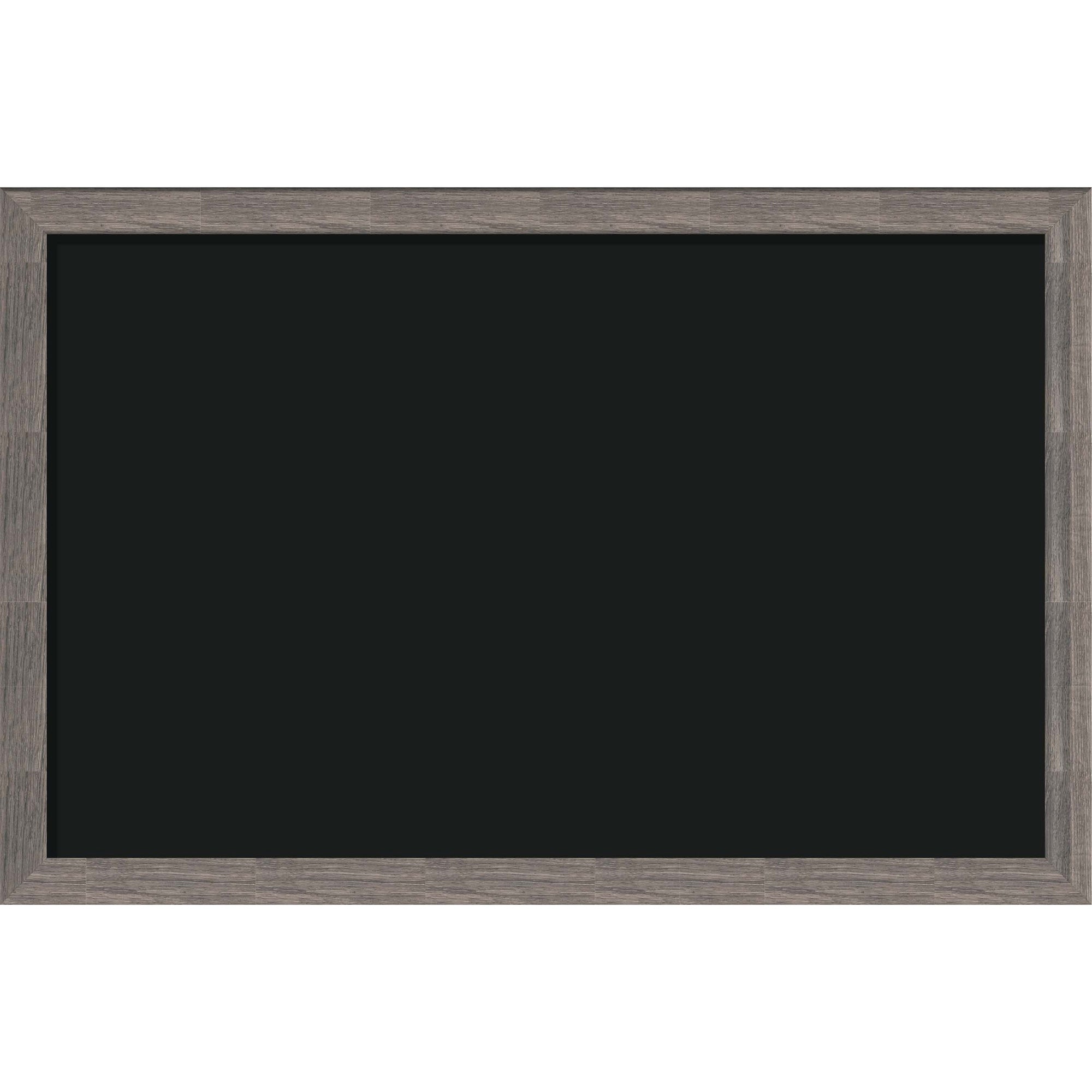 U Brands Decor Magnetic Chalkboard - 23" Width x 35" Height - Rustic Wood Frame - Horizontal/Vertical - 1 Each