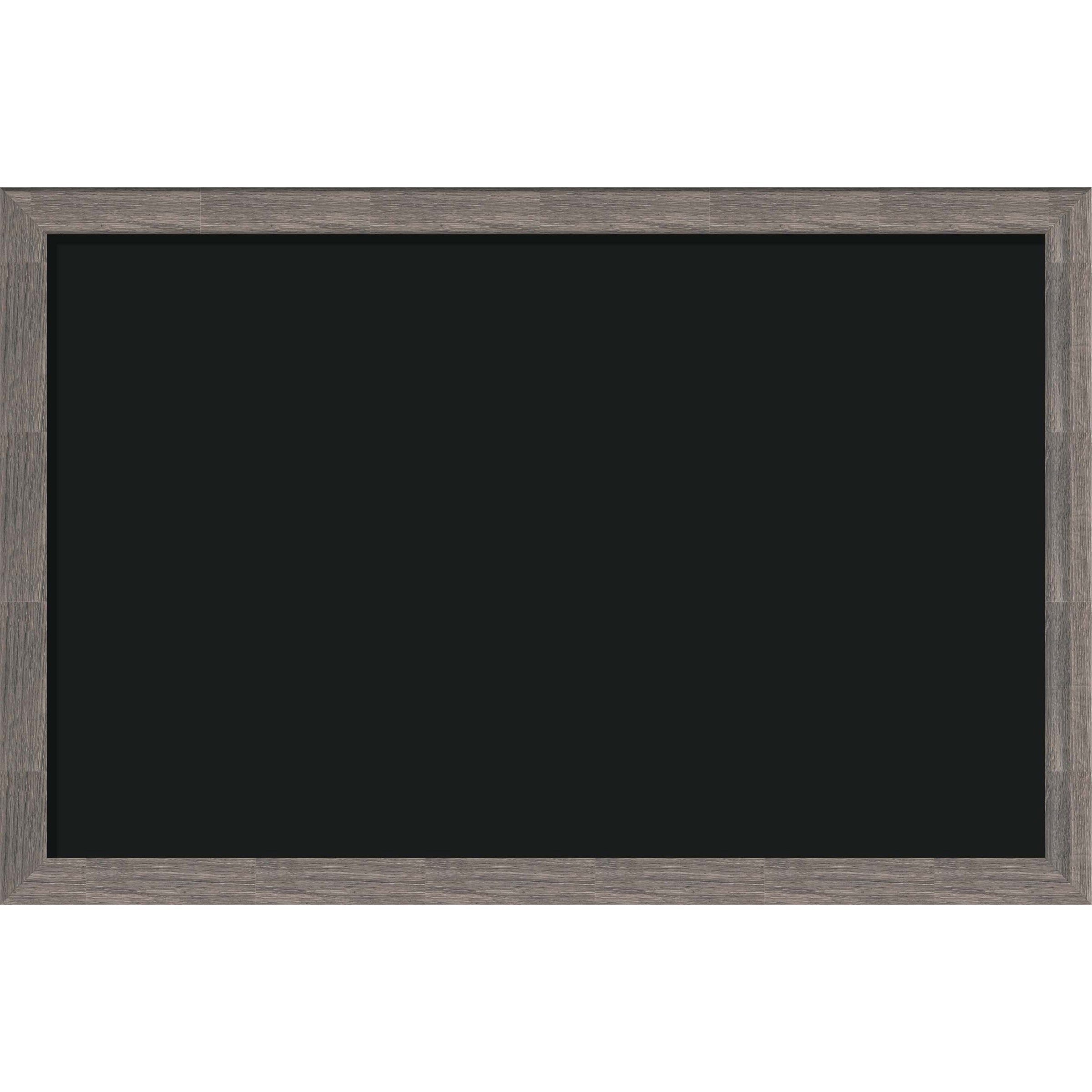 U Brands Decor Magnetic Chalkboard - 23" Width x 35" Height - Rustic Wood Frame - Horizontal/Vertical - 1 Each