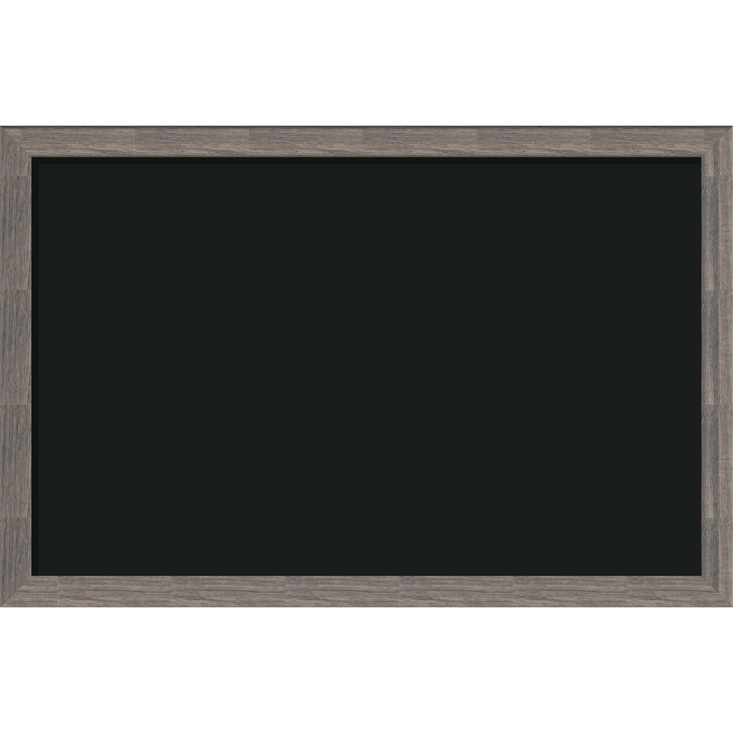 U Brands Decor Magnetic Chalkboard - 23" Width x 35" Height - Rustic Wood Frame - Horizontal/Vertical - 1 Each