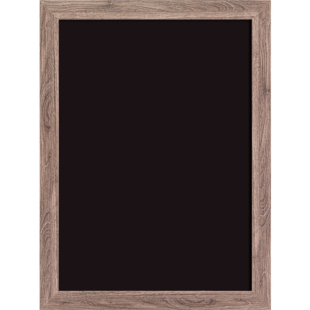 U Brands Decor Magnetic Chalkboard - 23" Width x 17" Height - Rustic Wood Frame - Horizontal/Vertical - 1 Each