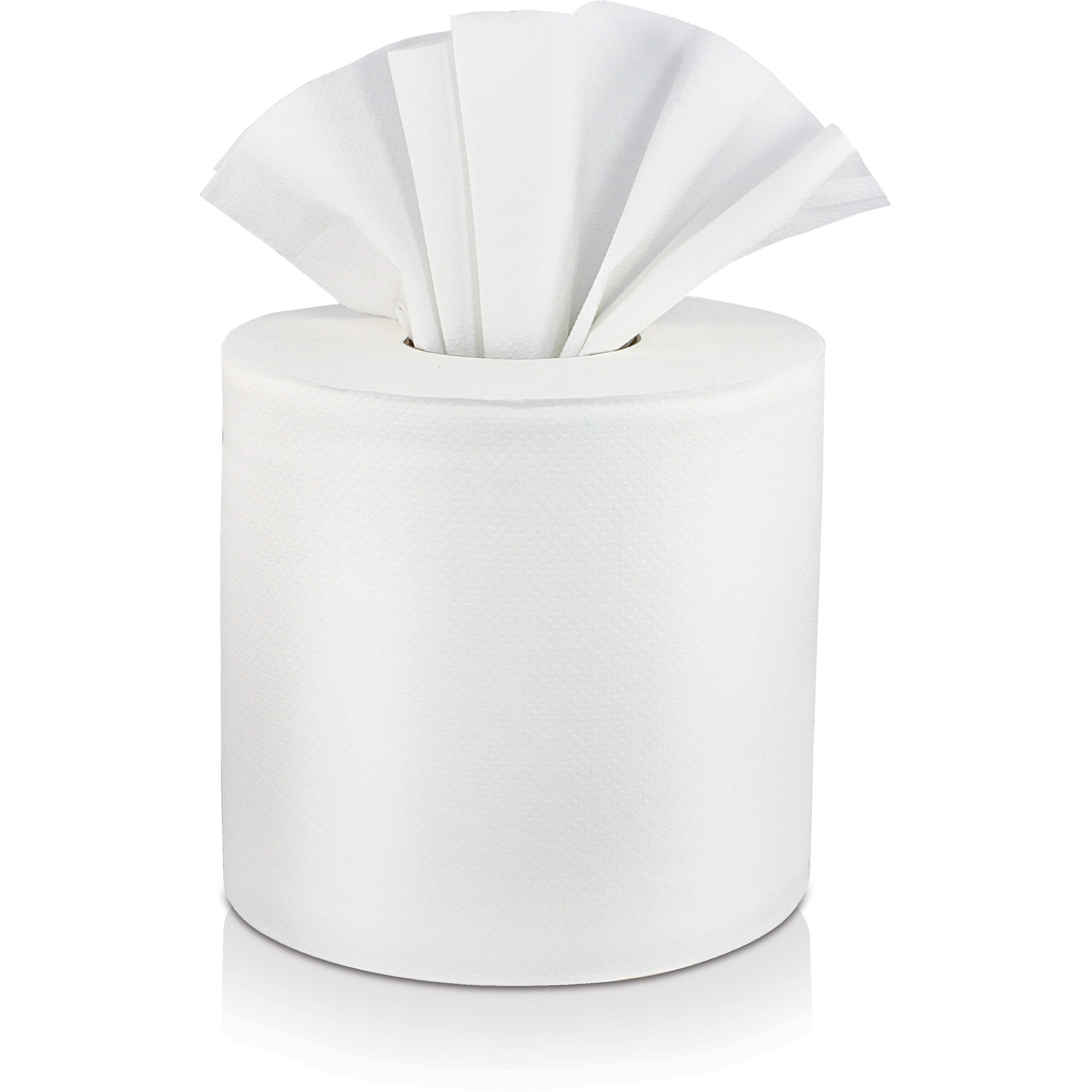 solaris-paper-livi-vpg-select-center-pull-towel-2-ply-740-x-1090-white-center-pull-embossed-easy-tear-soft-absorbent-thick-perforated-for-bathroom-office-building-restroom-hand-6-rolls-per-container-660-per-1-carton_sol45507 - 1