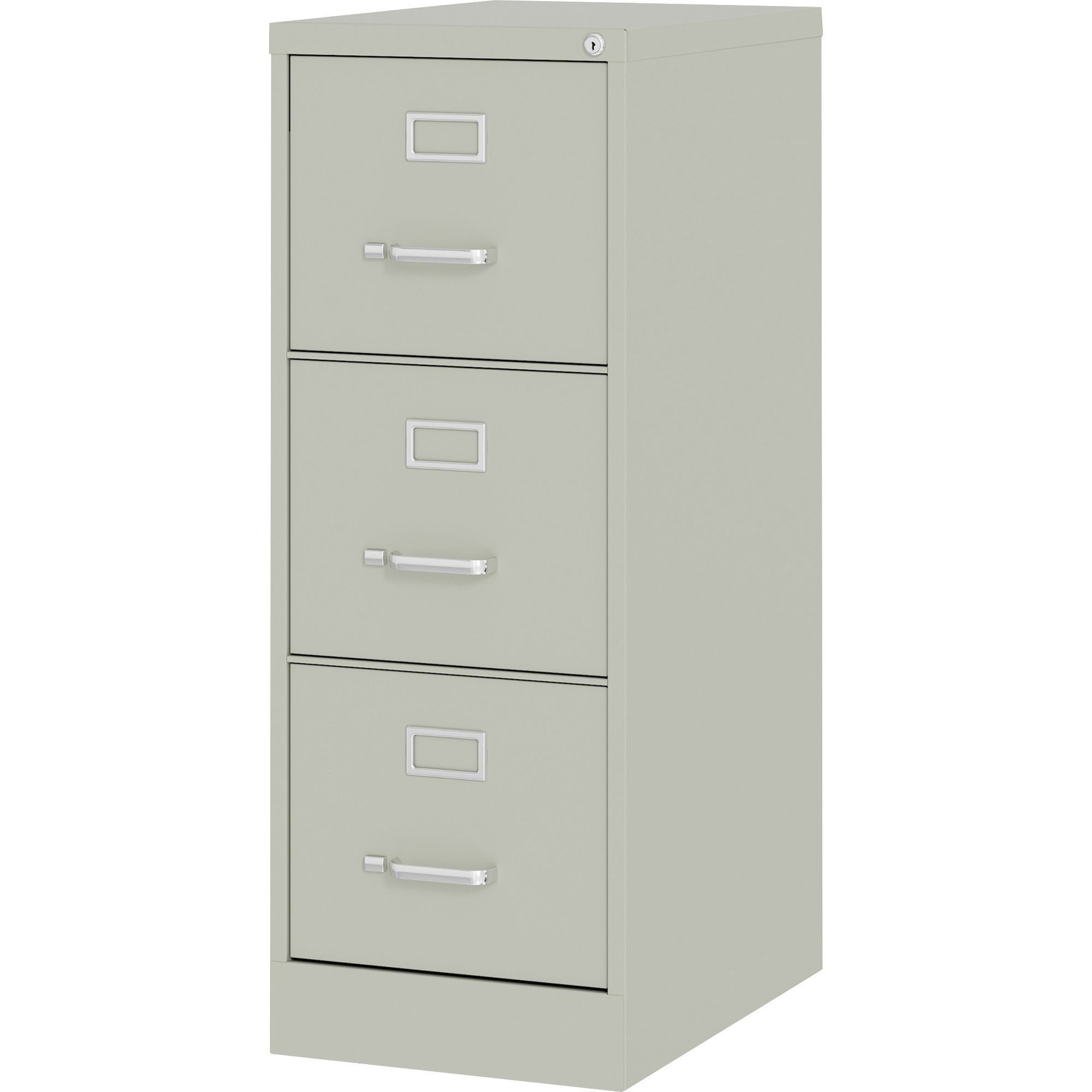 lorell-fortress-series-22-commercial-grade-vertical-file-cabinet-15-x-22-x-402-3-x-drawers-for-file-letter-vertical-ball-bearing-suspension-removable-lock-pull-handle-wire-management-light-gray-steel-recycled_llr42298 - 3