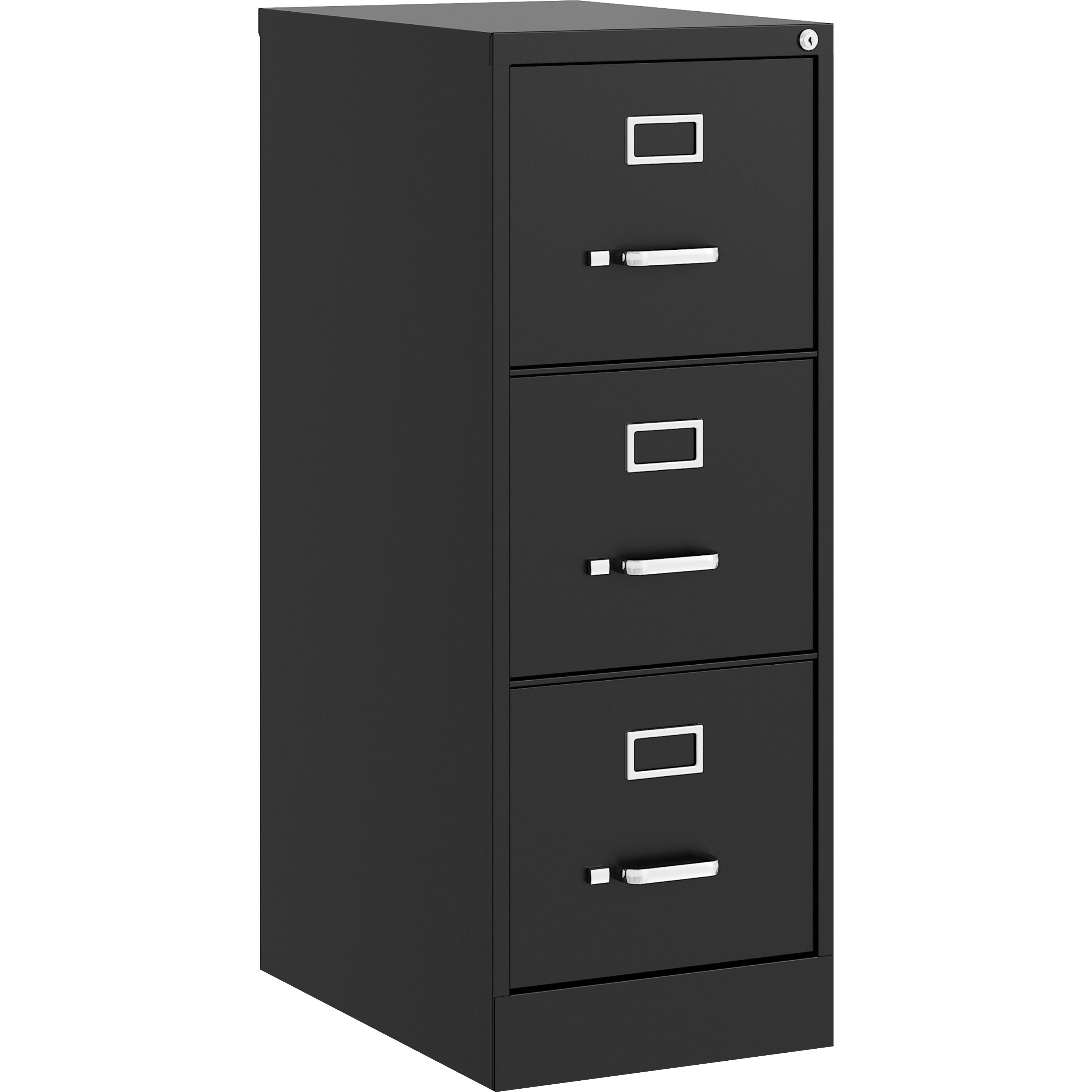 lorell-fortress-series-22-commercial-grade-vertical-file-cabinet-15-x-22-x-402-3-x-drawers-for-file-letter-vertical-ball-bearing-suspension-removable-lock-pull-handle-wire-management-black-steel-recycled_llr42297 - 1