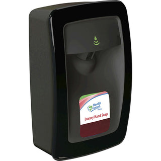Health Guard Designer Series No Touch Dispenser - Automatic - 1.06 quart Capacity - Support 4 x C Battery - Touch-free, Key Lock, Refillable - Black - 1Each