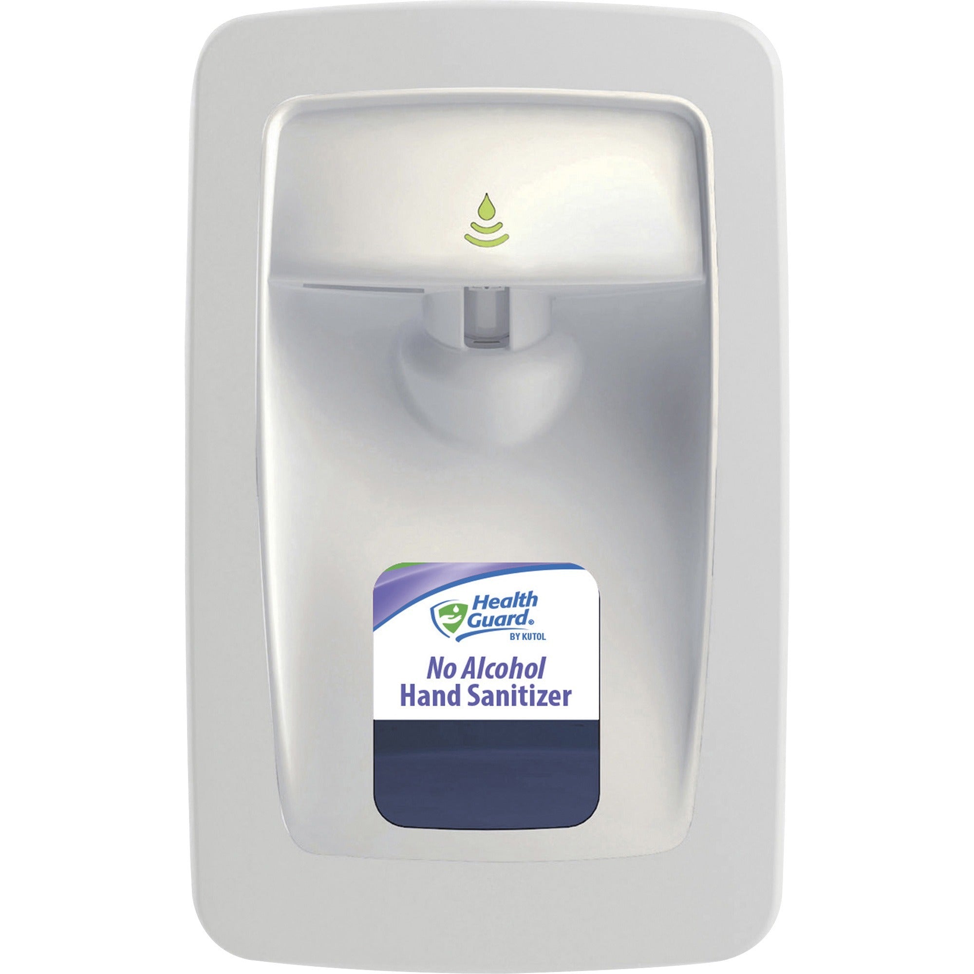 health-guard-designer-series-no-touch-dispenser-automatic-106-quart-capacity-support-4-x-c-battery-touch-free-key-lock-refillable-white-1each_kutns011wh33 - 1