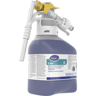 Diversey Crew Bathroom Cleaner/Scale Remover - Ready-To-Use - 50.7 fl oz (1.6 quart) - Surfactant ScentSpray - 2 / Carton - Non-corrosive - Purple