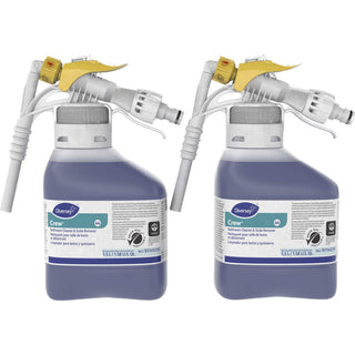 Diversey Crew Bathroom Cleaner/Scale Remover - Ready-To-Use - 50.7 fl oz (1.6 quart) - Surfactant ScentSpray - 2 / Carton - Non-corrosive - Purple