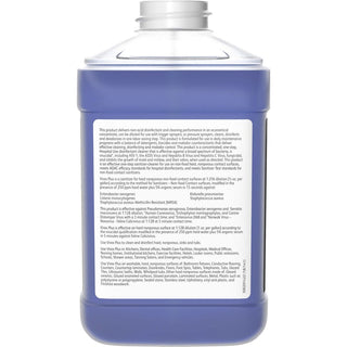 Diversey Virex Plus Disinfectant Cleaner - Concentrate - 84.5 fl oz (2.6 quart) - Surfactant Scent - 2 / Carton - Bactericide, Virucidal, Fungicide, Deodorize - Blue