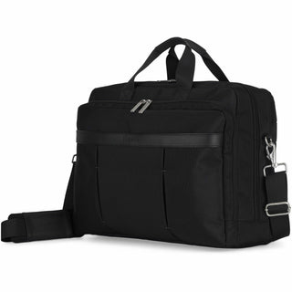 bugatti Gregory Carrying Case (Briefcase) for 17" to 17.3" Notebook - Black - Damage Resistant, Tangle Resistant Shoulder Strap - Ballistic Nylon Body - Trolley Strap, Handle, Shoulder Strap - 13" Height x 8" Width x 18" Depth - 1 Each - 2