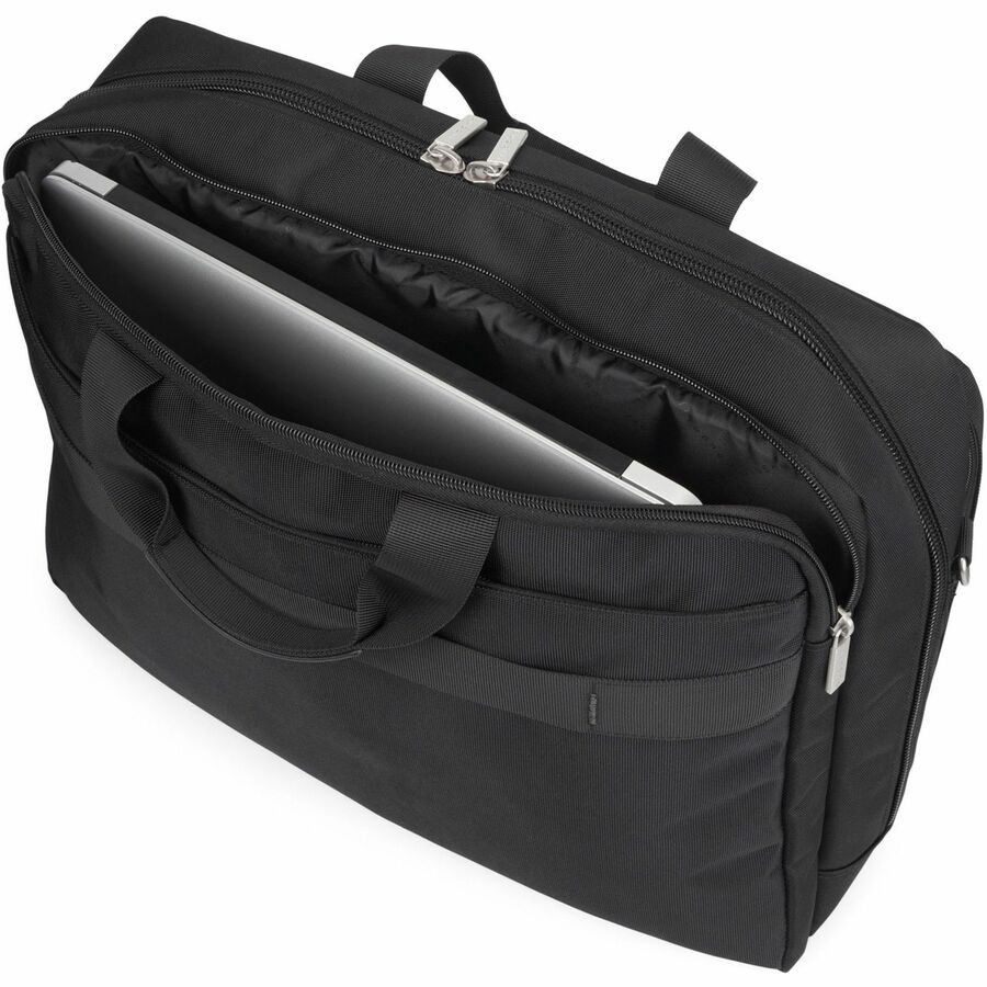 bugatti Gregory Carrying Case (Briefcase) for 17" to 17.3" Notebook - Black - Damage Resistant, Tangle Resistant Shoulder Strap - Ballistic Nylon Body - Trolley Strap, Handle, Shoulder Strap - 13" Height x 8" Width x 18" Depth - 1 Each - 5