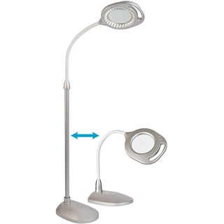 ottlite-led-magnifier-floor-&-table-light-548-height-led-bulb-glare-free-light-flexible-neck-handle-adjustable-height-240-lm-lumens-floor-mountable-table-top-for-table_ottcs43828w - 4